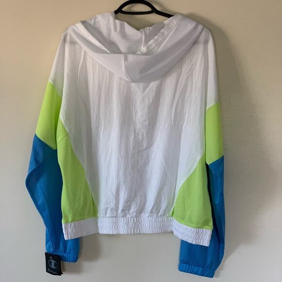 Champion Retro Color Block Warm-up jacket NWT Size Extra Large - Picture 4 of 10